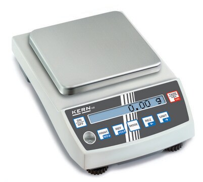 Kern PCB precision balances Kern PCB 6000-0, weighing capacity 6000&#160;g, accuracy: 1.0&#160;g, precision: ±2.0&#160;g