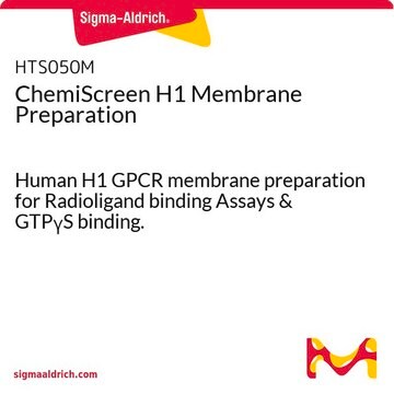 ChemiScreen H1 Membrane Preparation Human H1 GPCR membrane preparation for Radioligand binding Assays &amp; GTP&#947;S binding.