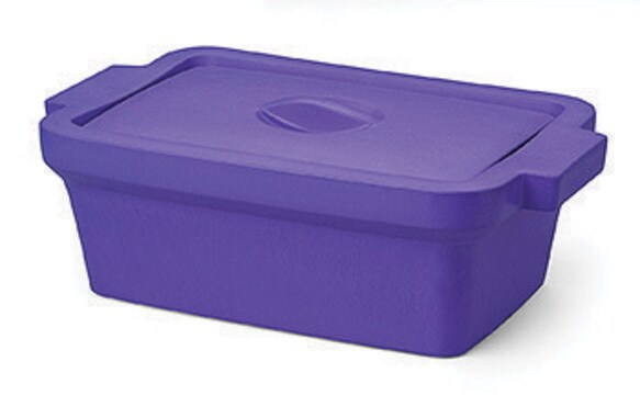 Corning&#174; Ice Pan, rectangular with lid midi, capacity 4L, purple