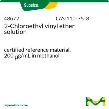 2-Chloroethyl vinyl ether solution certified reference material, 200&#160;&#956;g/mL in methanol