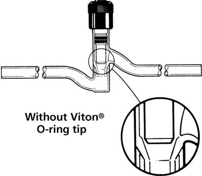 HI-VAC&#174; vacuum valves 90° angle, bore 0-12&#160;mm, O-ring tip: no