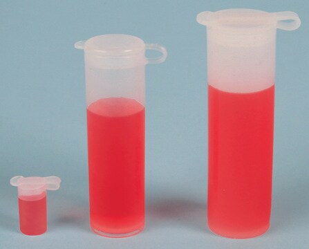 Sample vials with captive closure capacity 9.5&#160;mL