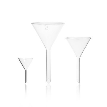 DURAN&#174; short stem funnel glass funnel(s), funnel capacity (25&#160;mL)