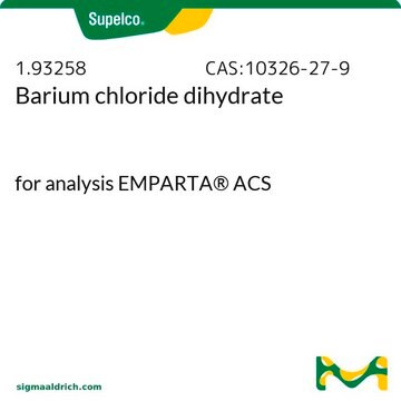 Barium chloride dihydrate for analysis EMPARTA&#174; ACS