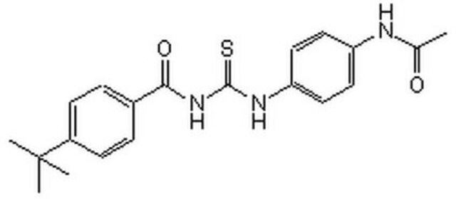 Tenovin-1 A cell-permeable benzoylthiourea compound that acts as a reversible inhibitor of class III HDAC sirtuins against SirT2 (IC&#8325;&#8320; = ~ 10 &#181;M).