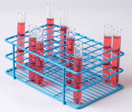 Scienceware&#174; POXYGRID&#174; test-tube rack Holds 60 x 10-13 mm tubes, blue