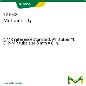 Methanol-d4 NMR reference standard, 99.8 atom % D, NMR tube size 5&#160;mm × 8&#160;in.