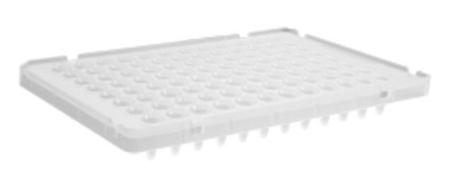 PCR microplate for ABI low profile, size 96&#160;wells, pkg of 4x25plates/cs, clear