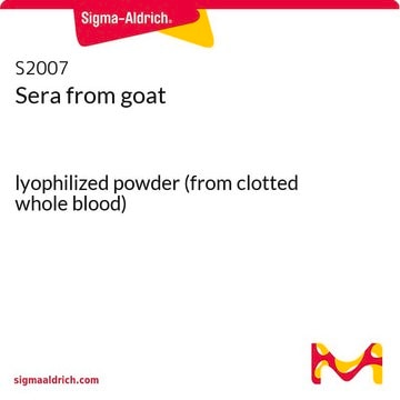 Sera from goat lyophilized powder (from clotted whole blood)