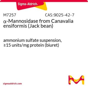 &#945;-マンノシダーゼ Canavalia ensiformis（タチナタマメ）由来 ammonium sulfate suspension, &#8805;15&#160;units/mg protein (biuret)