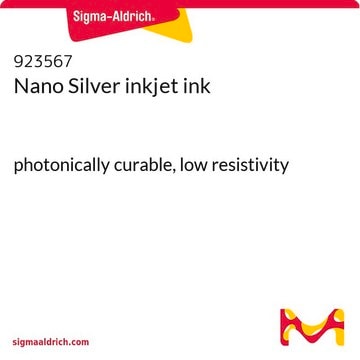 Nano Silver inkjet ink photonically curable, low resistivity