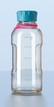 Duran&#174; Youtility bottle, GL 45, complete clear glass, capacity 500&#160;mL