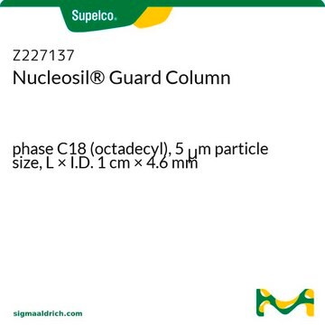 Nucleosil&#174;ガードカラム phase C18 (octadecyl), 5&#160;&#956;m particle size, L × I.D. 1&#160;cm × 4.6&#160;mm