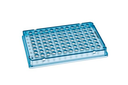 Eppendorf&#174; twin.tec Trace PCR 96 Well Plates skirt, working volume 250&#160;&#956;L, PCR clean, blue