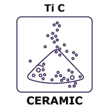 Titanium carbide powder, mean particle size (fsss) 3 micron, weight 200&#160;g, purity 98.5%