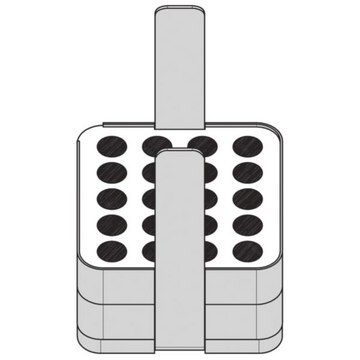 Eppendorf&#174; Adapter holds 20 x 2 mL tubes/ D = 11 mm, for rotor A-4-81, S-4x500, pack of 2&#160;ea