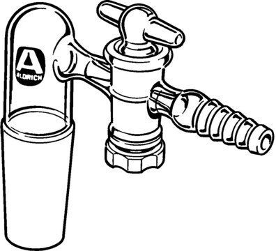 Stopcock Adapter PTFE side-port stopcock, joint: ST/NS 24/40