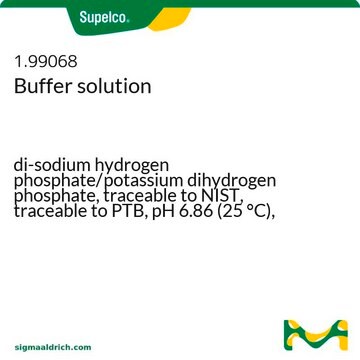 Buffer solution di-sodium hydrogen phosphate/potassium dihydrogen phosphate, traceable to NIST, traceable to PTB, pH 6.86 (25&#160;°C), Certipur&#174;