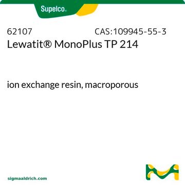 Lewatit&#174; MonoPlus TP 214 ion exchange resin, macroporous