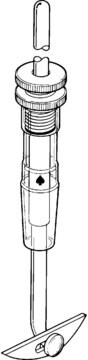 Ace Trubore&#174; PTFE stirrer assembly joint: ST/NS 45/50, for flask size, 5,000 &#8209; 12,000&#160;mL