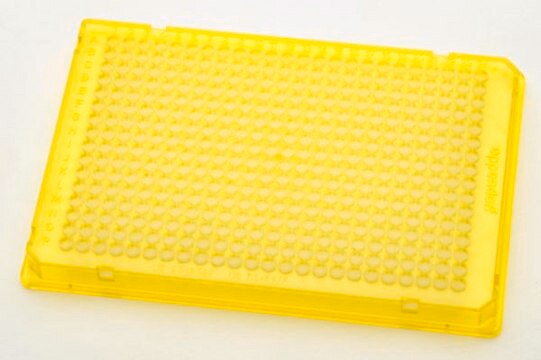 Eppendorf&#174; Twin tec PCR plates, 384 wells yellow polypropylene plate, conical bottom colorless wells, pkg of 300&#160;ea