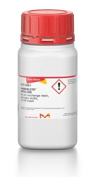 AMBERLITE&#8482; HPR1100 Na ion exchange resin, strongly acidic, 20-50&#160;mesh