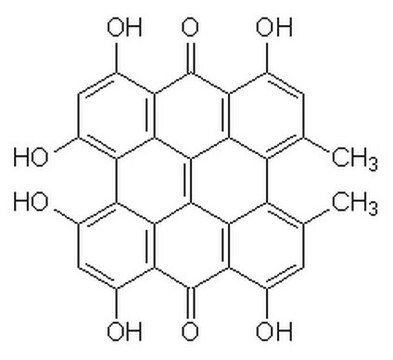 Hypericin Polycyclic dione that has anti-retroviral activity.