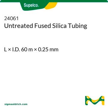 Untreated Fused Silica Tubing L × I.D. 60&#160;m × 0.25&#160;mm