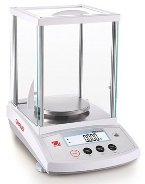 Ohaus&#174; PR Precision Balance Model PR523, weighing capacity 520&#160;g, resolution: 0.001&#160;g, AC/DC input 230 - 2310 V, universal plug set (UK/EU)