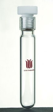 Synthware&#8482; cylindrical pressure vessel bottle capacity 4&#160;mL, O.D. × L 13&#160;mm × 80&#160;mm, bushing type, #7