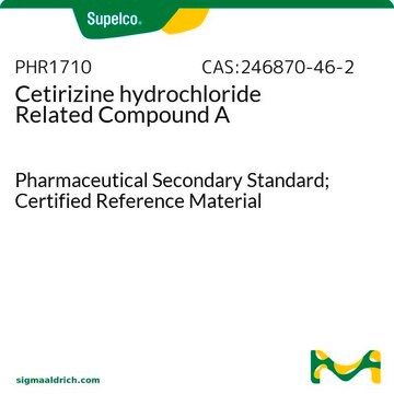 Cetirizine hydrochloride Related Compound A Pharmaceutical Secondary Standard; Certified Reference Material