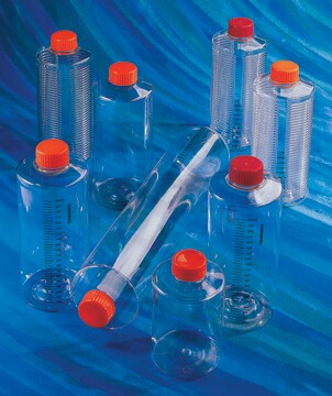 Corning&#174; Roller Bottles, Tissue Culture Treated clear polystyrene, sterile, bottle surface area 490&#160;cm2, cap (plug seal), case of 40