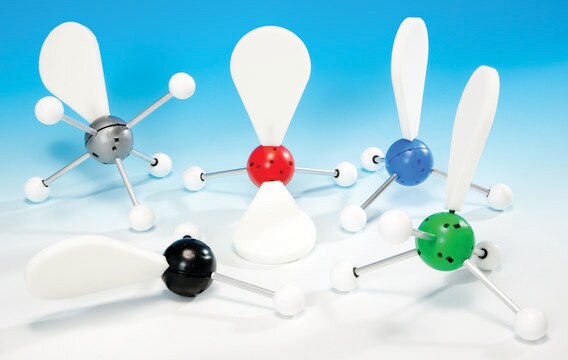 Cochranes orbitals for Unit&#8482; molecular models VSEPR, white