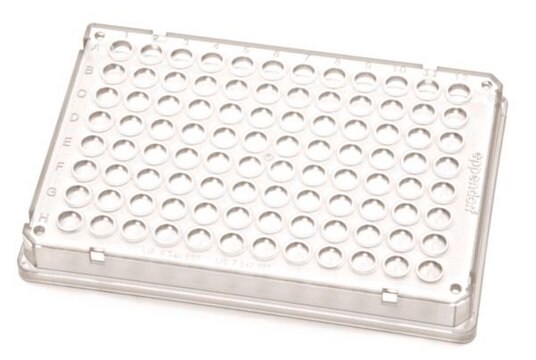 Eppendorf&#174; twin.tec PCR Plates 96 Optimized rim for barcodes, skirt, well volume 150&#160;&#956;L, colorless, pkg of 300&#160;ea