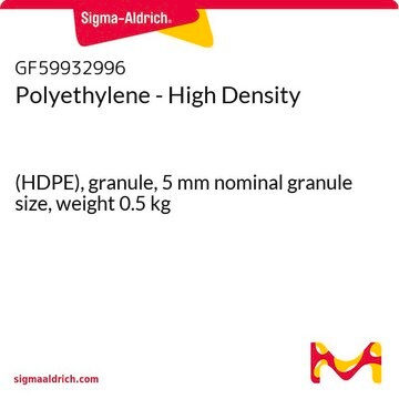 Polyethylene - High Density (HDPE), granule, 5&#160;mm nominal granule size, weight 0.5&#160;kg