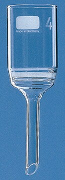 BRAND&#174; filter funnel borosilicate glass, capacity 75&#160;mL, 11 D 3