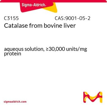 Catalase from bovine liver aqueous solution, &#8805;30,000&#160;units/mg protein