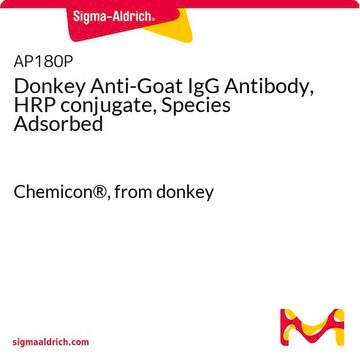 Donkey Anti-Goat IgG Antibody, HRP conjugate, Species Adsorbed Chemicon&#174;, from donkey