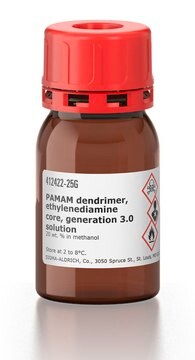 PAMAM dendrimer, ethylenediamine core, generation 3.0 solution 20&#160;wt. % in methanol