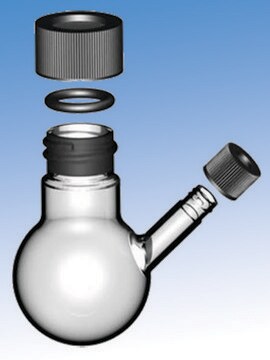 Round-bottom flask with side port capacity 5&#160;mL