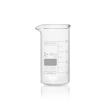 DURAN&#174; Super duty high form beaker with spout glass, capacity (250&#160;mL)