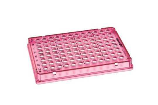 Eppendorf&#174; twin.tec Trace PCR 96 Well Plates skirt, working volume 250&#160;&#956;L, PCR clean, fuchsia