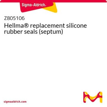 Hellma&#174; replacement silicone rubber seals (septum)