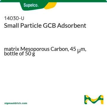 Small Particle GCB Adsorbent matrix Mesoporous Carbon, 45&#160;&#956;m, bottle of 50&#160;g