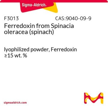 Ferredoxin from Spinacia oleracea (spinach) lyophilized powder, Ferredoxin &#8805;15&#160;wt. %