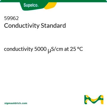 Conductivity Standard conductivity 5000&#160;&#956;S/cm at 25&#160;°C