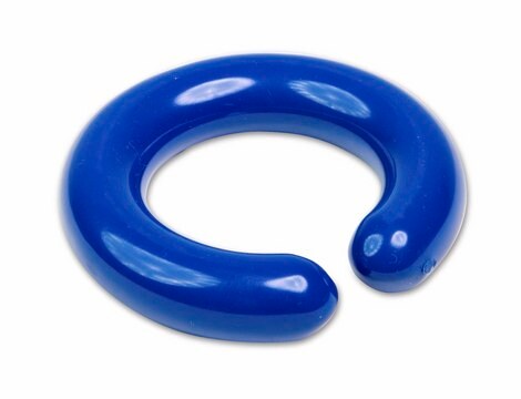 Vinyl-Coated Lead Ring ("C" shape) fits beaker size, 250 to 1000 mL, blue