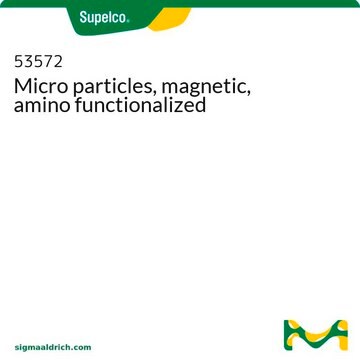 Micro particles, magnetic, amino functionalized