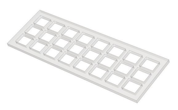 Grace Bio-Labs silicone gasket for ProPlate&#174; microarray system fits 24 wells, size 7&#160;mm × 5.8&#160;mm