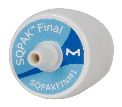 SQPAK&#8482; Final Filter For bacteria- and particulate-free ultrapure water. Use with ultrapure dispensing module of Milli-Q&#174; SQ 2Series systems.